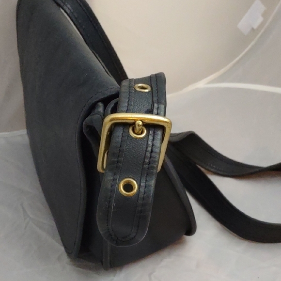 Vintage Coach Patricia Legacy Black Leather Crossbody Bag - Picture 4 of 11